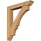 Ekena Millwork Balboa Traditional Smooth Bracket w/ Offset Brace, Western Red Cedar, 5 1/2"W x 30"D x 34"H BKT0604X30X34BOA01SWR - alternate 1